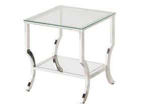 Image for Chrome End Table
