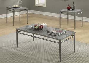 Image for Silver Myron 3/Pc Occasional Set