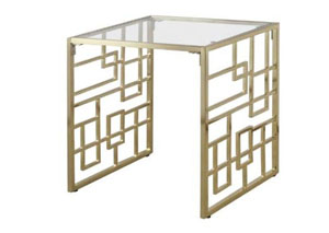 Image for Brushed Brass End Table