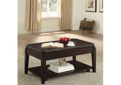 Image for Baylor Lift Top Coffee Table with Hidden Storage Walnut