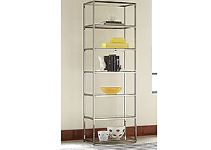 Image for Black Nickel Bookcase