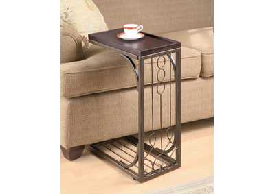 Brown Accent Table