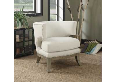 Image for White Accent Chair