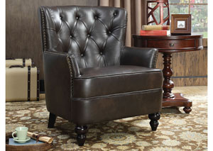 Image for Dark Brown Accent Chair