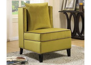 Image for Yellow Accent Chair