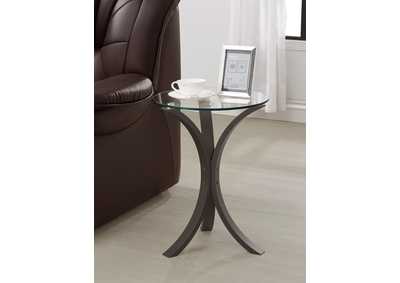 Image for Edgar Round Accent Table Cappuccino