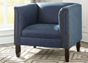 Image for Dark Blue Accent Chair