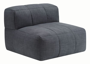 Image for Gray Armless Bean Bag
