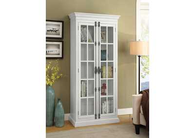 Toni 2-door Tall Cabinet Antique White