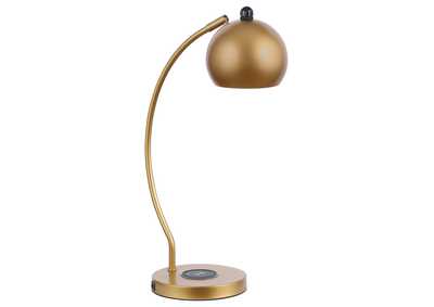 Andreas Dome Shade Table Lamp Gold