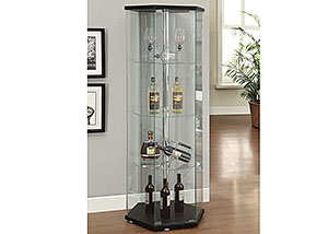 Image for Black Curio Cabinet