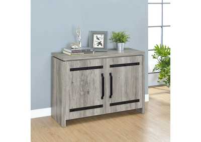 Image for Enoch 2-door Accent Cabinet Grey Driftwood