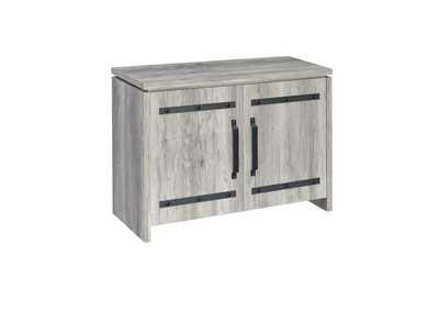 Image for Enoch 2 - door Accent Cabinet Grey Driftwood
