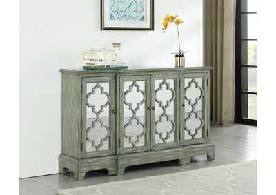 Erigeron 4-door Accent Cabinet Grey