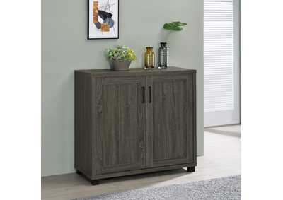 Filch Wooden 2-door Accent Cabinet Weathered Grey