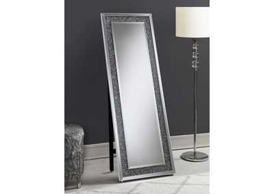 Image for Carisi Rectangular Standing Mirror with LED Lighting Silver