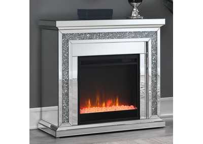 Image for Lorelai Rectangular Freestanding Fireplace Mirror