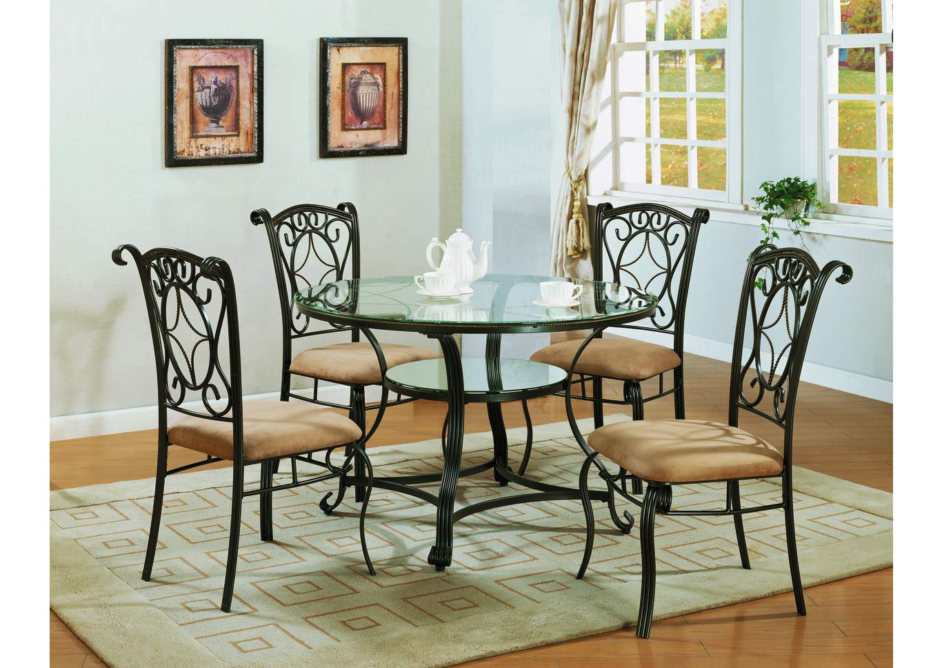 Jessica Side Chair (Set of 4),ABF Crown Mark