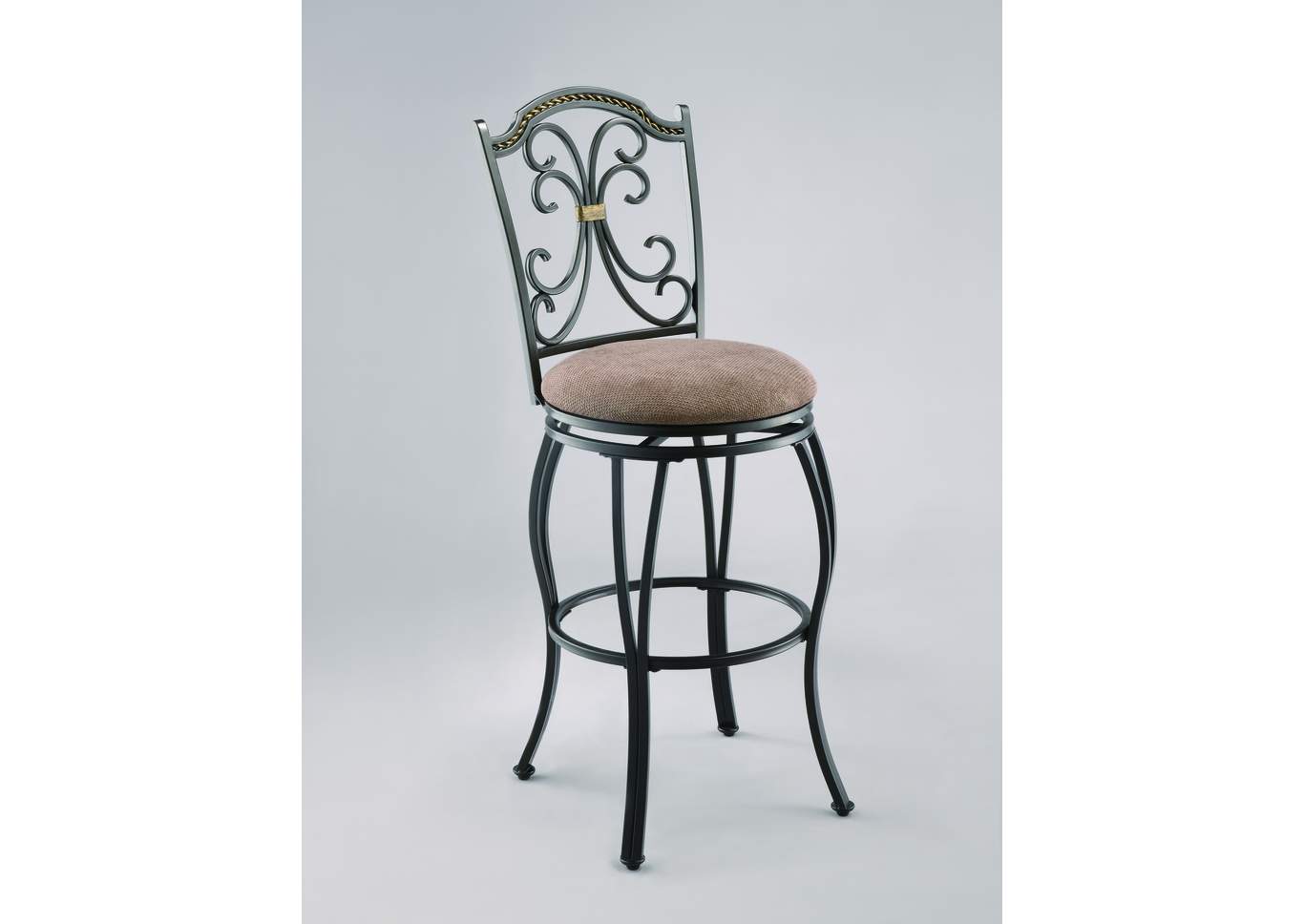 Lauren Swivel 29" Barstool (Set of 2),ABF Crown Mark
