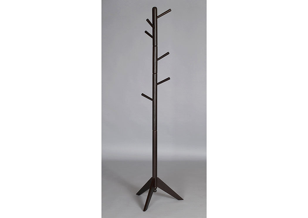 Espresso Hall Tree,ABF Crown Mark