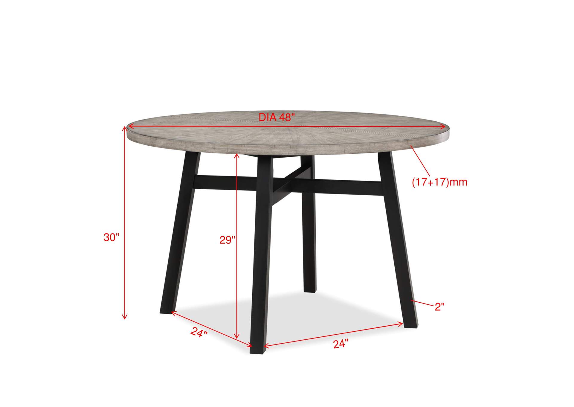 Mathis Dining Table,Crown Mark
