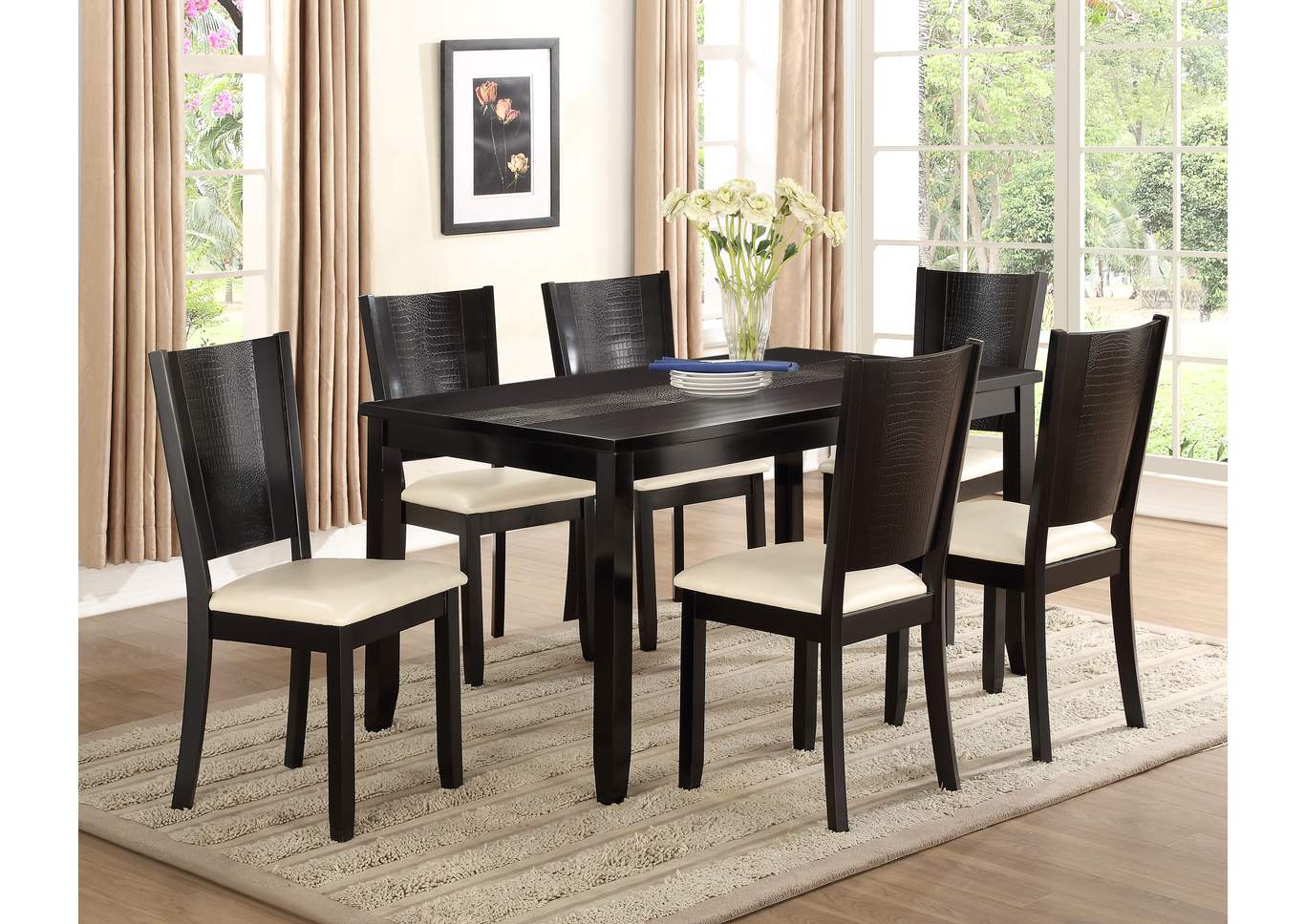 Hanson Rectangular Dining Table,ABF Crown Mark
