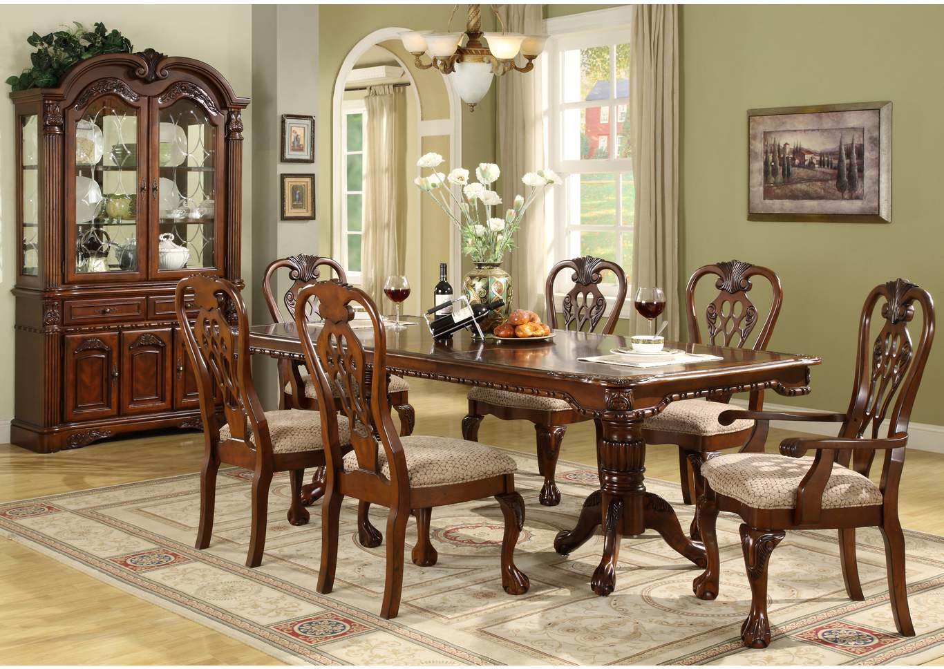 Brussels Dining Table,ABF Crown Mark