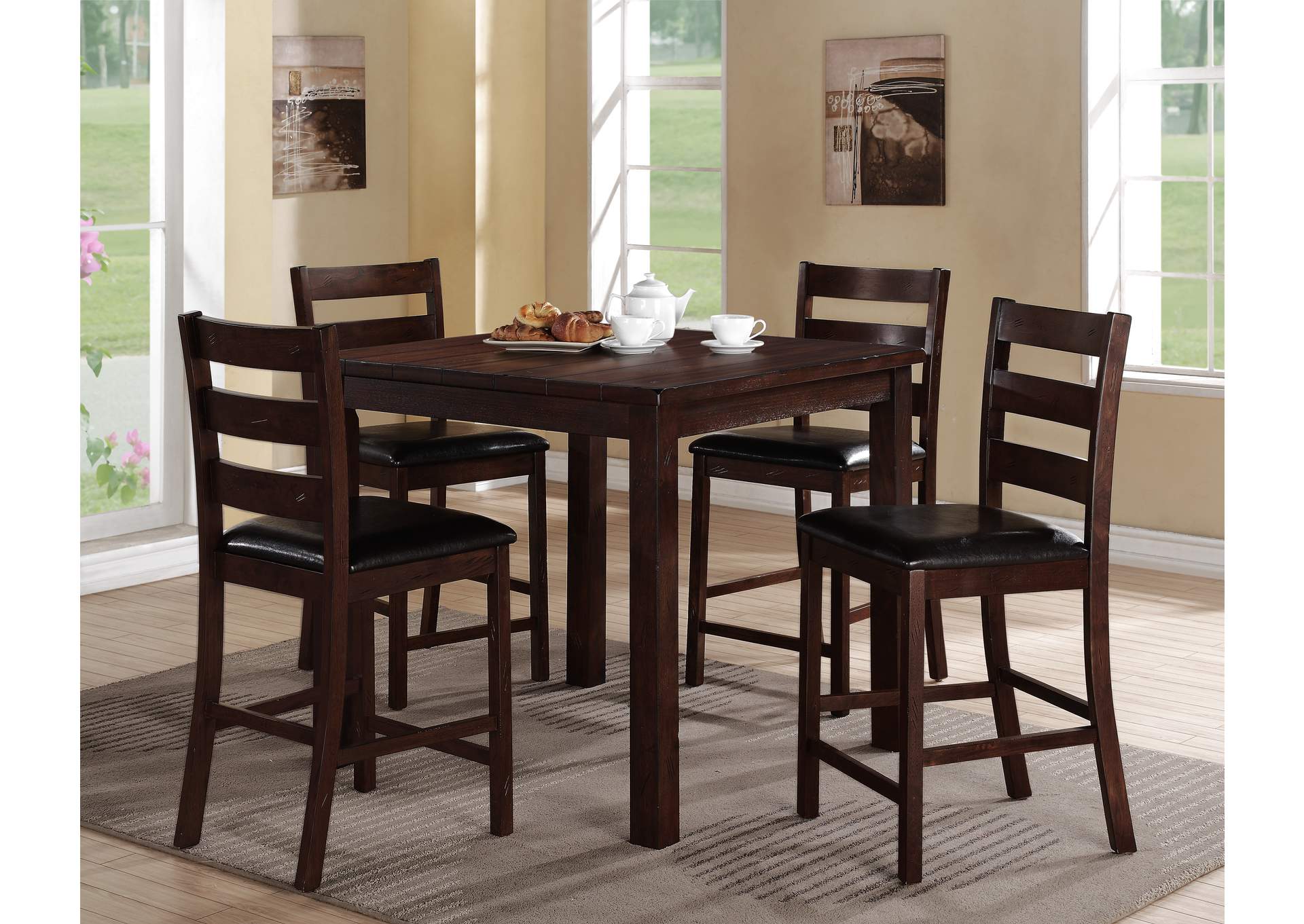 Quinn Counter Height Chair (Set of 2),ABF Crown Mark