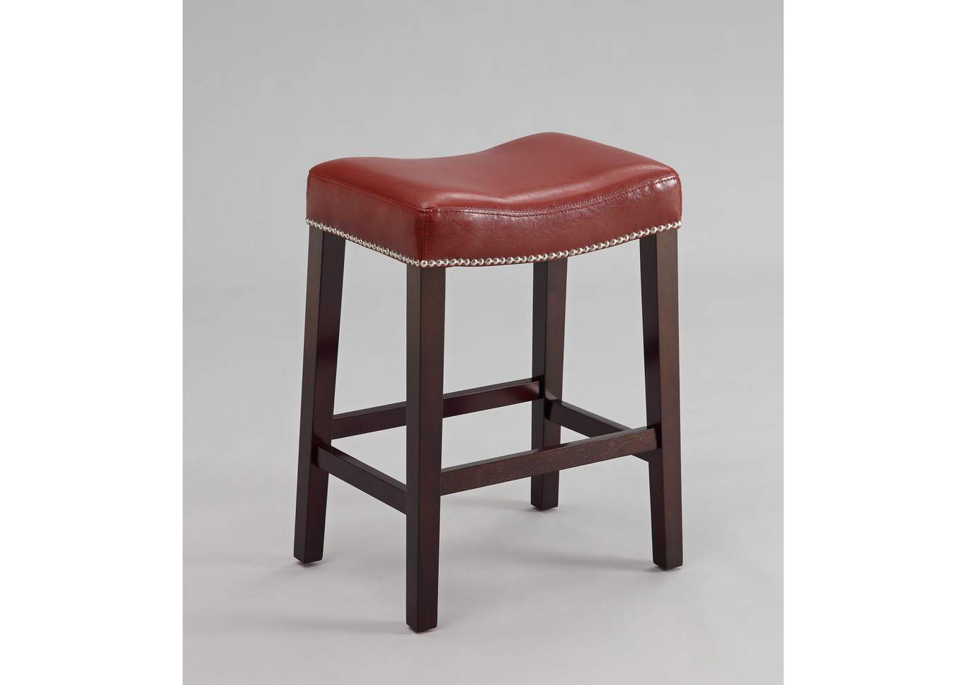 Nadia Red Saddle Chair (Set of 2),ABF Crown Mark