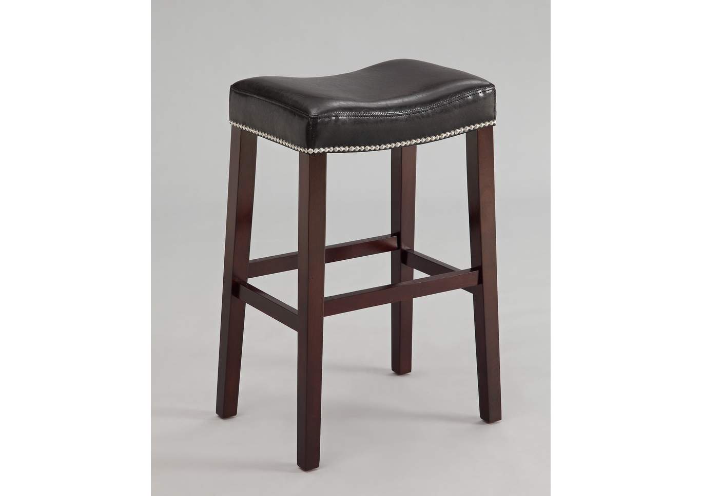 Nadia Black Saddle Chair (Set of 2),ABF Crown Mark