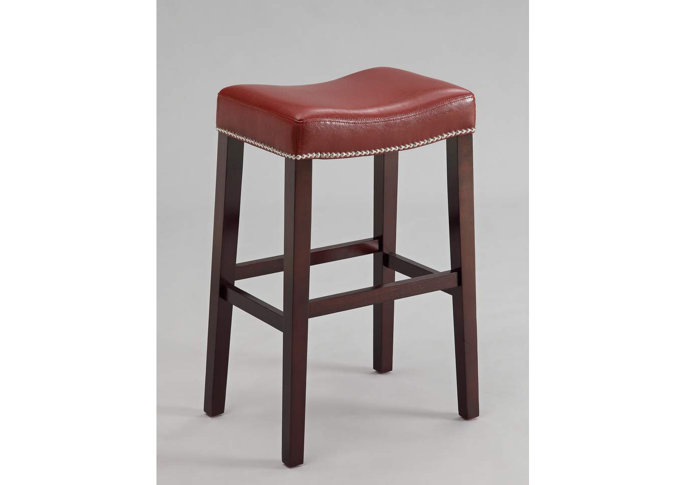 Nadia Red Saddle Chair (Set of 2),ABF Crown Mark