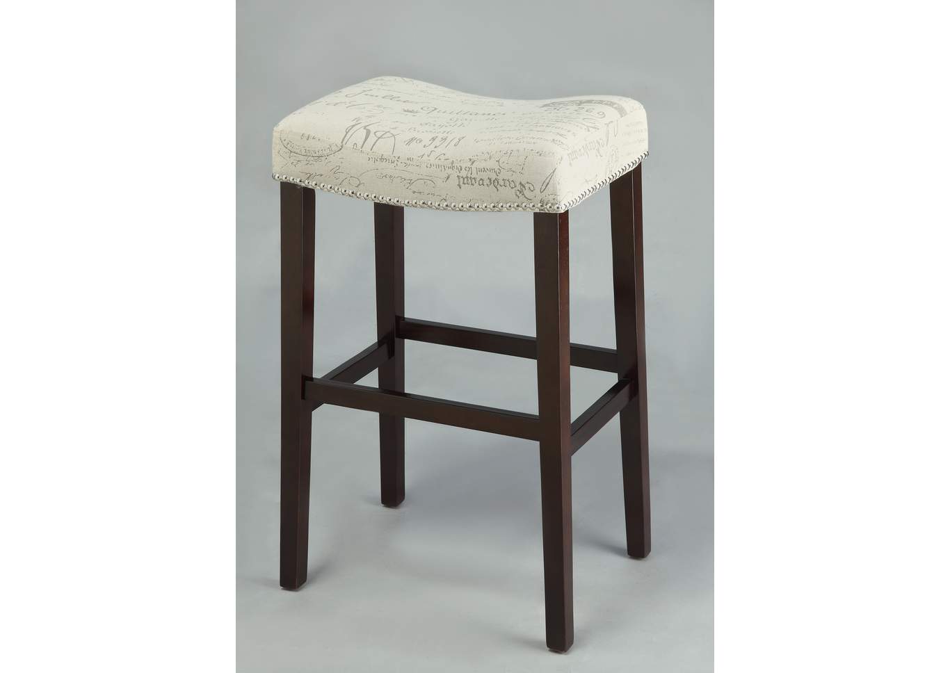 Nadia Script Saddle Chair (Set of 2),ABF Crown Mark
