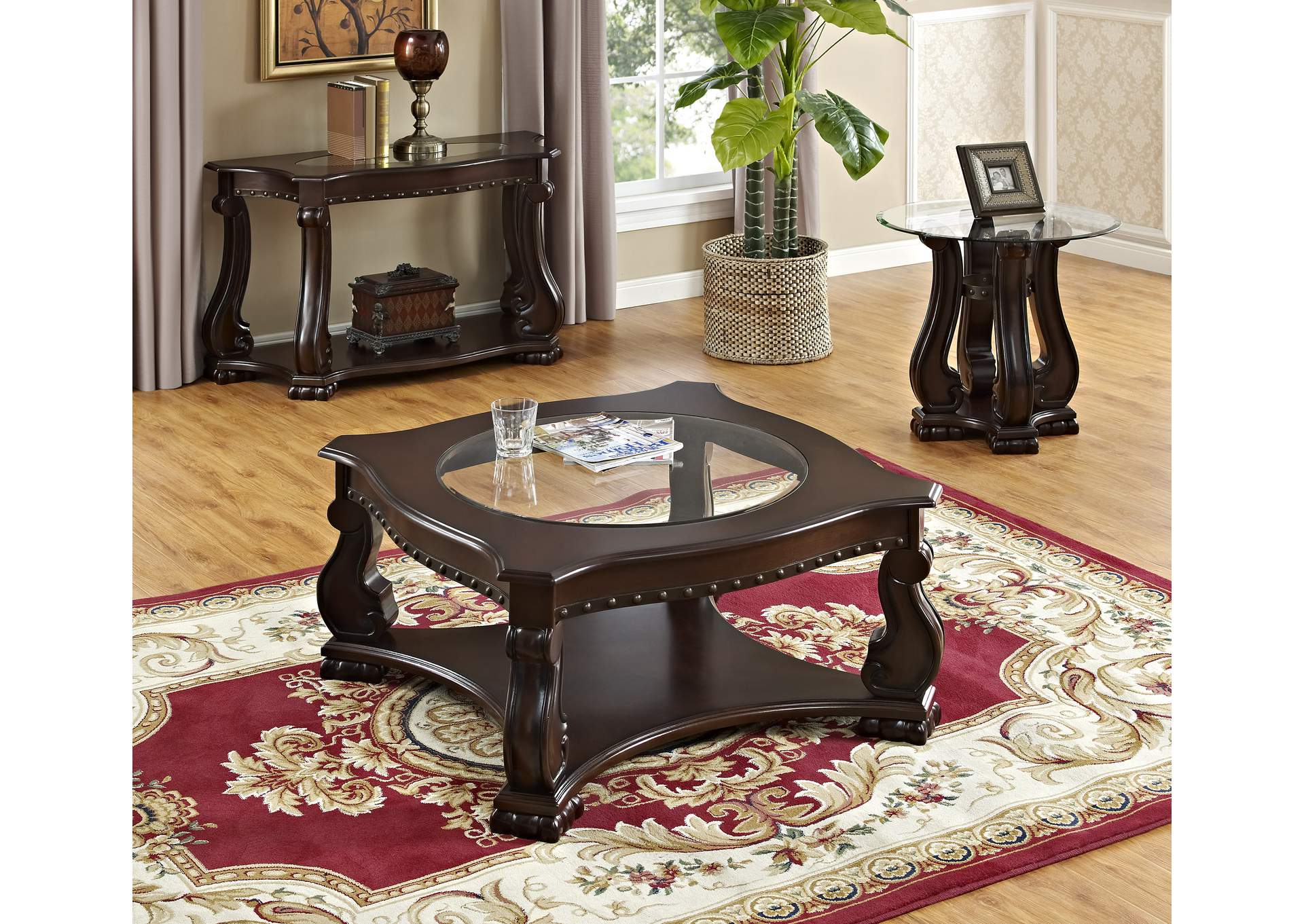 Madison Wood End Table,Crown Mark
