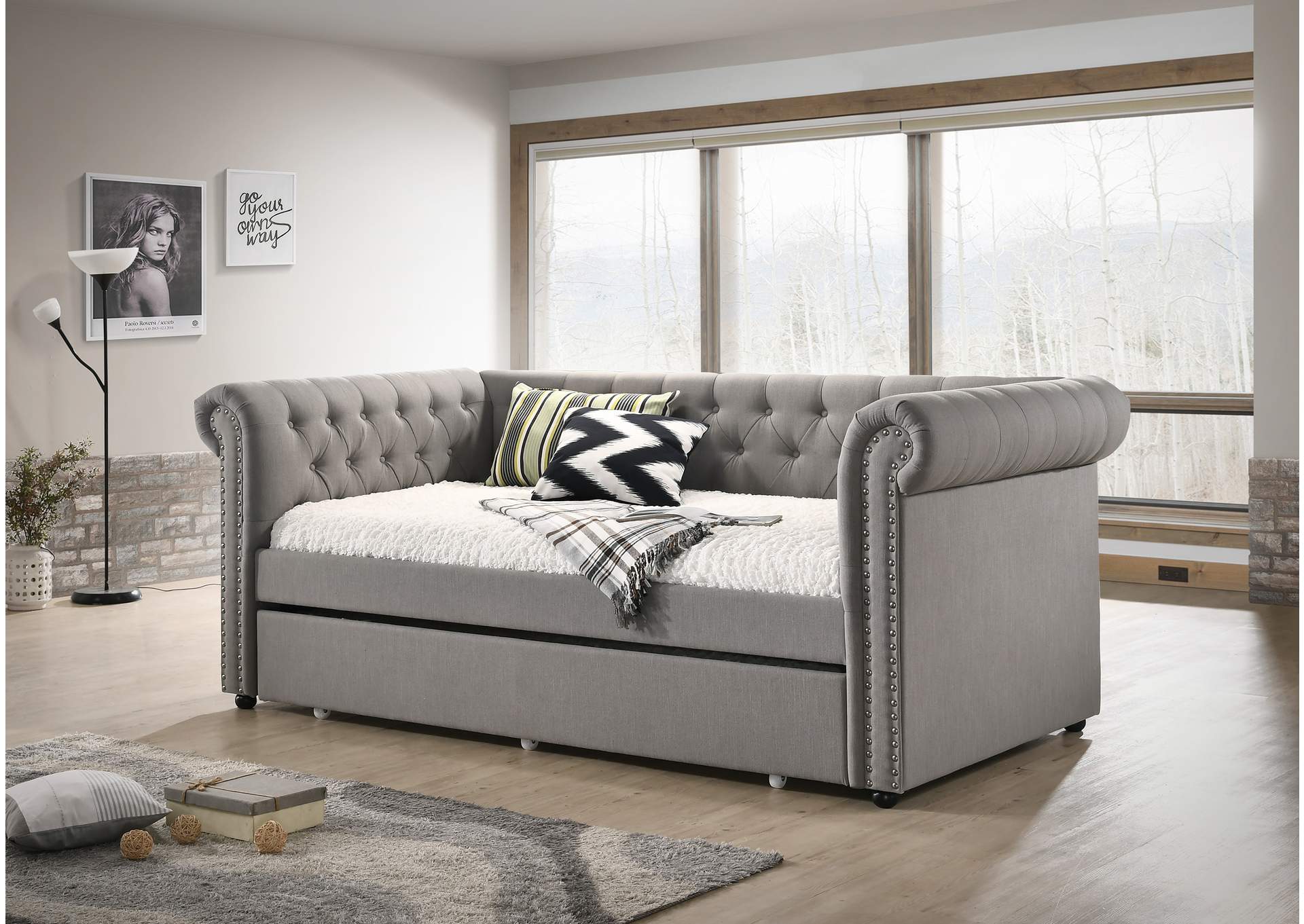 Ellie Daybed With Trundle,Crown Mark
