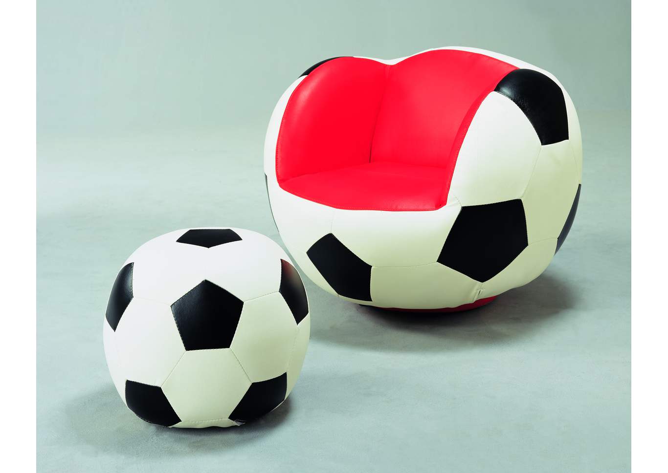 Soccer Chair & Ottoman,ABF Crown Mark