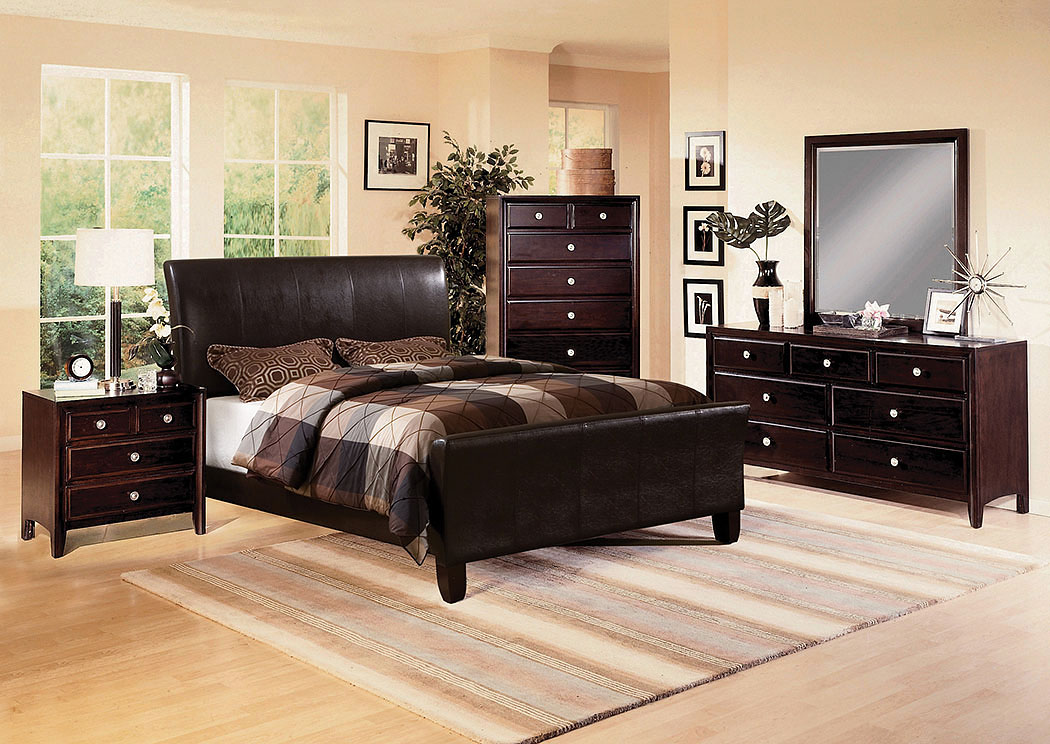 Tomas Upholstered King Bed,ABF Crown Mark