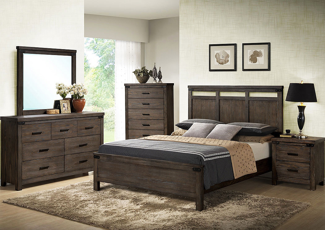 Xavier King Bed,ABF Crown Mark