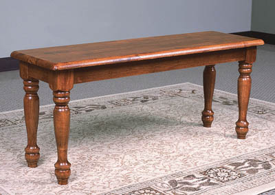 Image for Farmhouse Dark Oak Bench