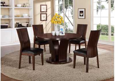Image for Daria Espresso Side Chair (Set of 2)