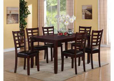 Image for Darren Rectangular Dining Table w/6 Side Chairs