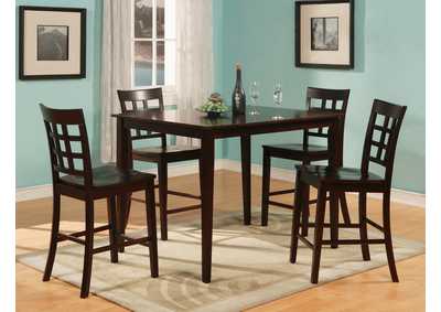 Image for Austin Counter Height Dining Room Table w/4 Counter Height Chairs