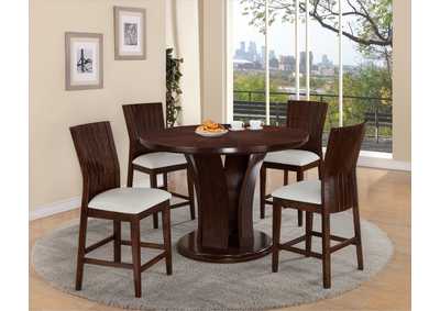 Image for Daria White Counter Height Chair (Set of 2)