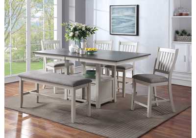 Image for Kinsey Counter Height Dining Table w/4 Stools