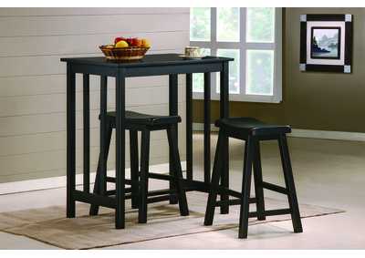 Image for Dina Counter Height Table Set w/ 2 Stools