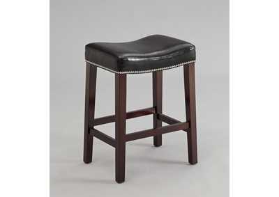 Image for Nadia Black Saddle Chair (Set of 2)