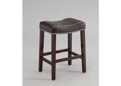 Image for Nadia Espresso Saddle Chair (Set of 2)