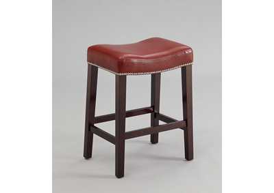 Image for Nadia Red Saddle Chair (Set of 2)
