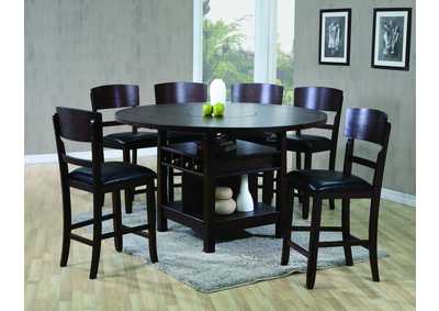 Image for Conner Espresso Counter Height Side Chair (Set of 2)
