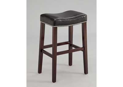 Image for Nadia Black Saddle Chair (Set of 2)