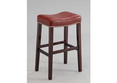 Image for Nadia Red Saddle Chair (Set of 2)